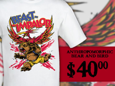 "Anthropomorphic Bear and Bird" Shirt main photo