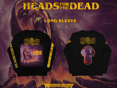 HEADS FOR THE DEAD - The Great Conjuration Artwork Long Sleeve T-shirt main photo