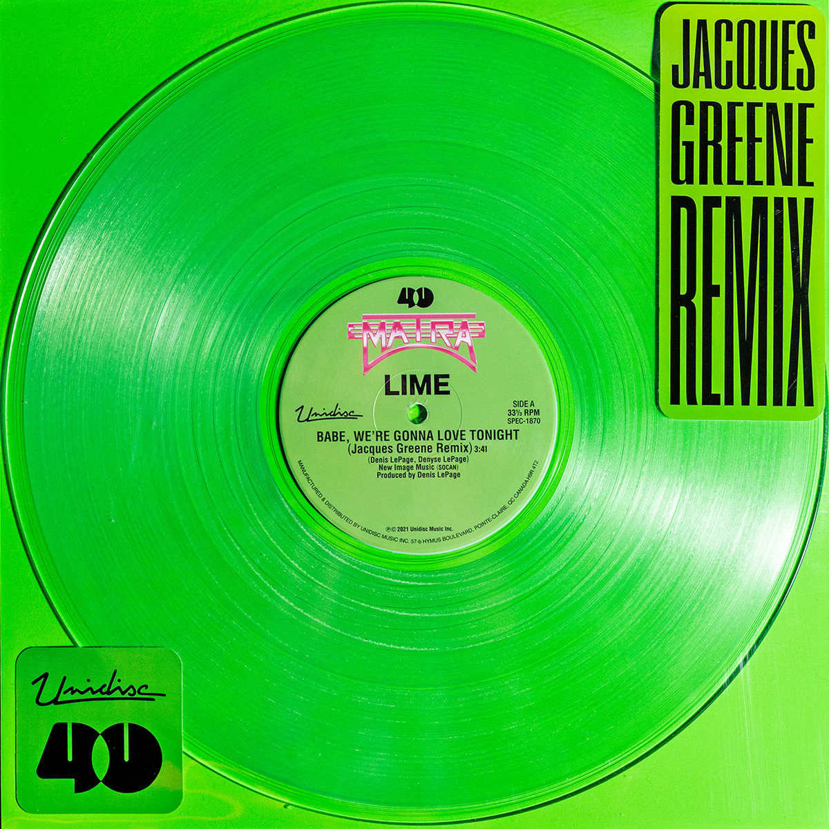 Lime - Babe, We're Gonna Love Tonight (Jacques Greene Remix) | Jacques  Greene