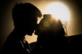 Kissing in the dark image