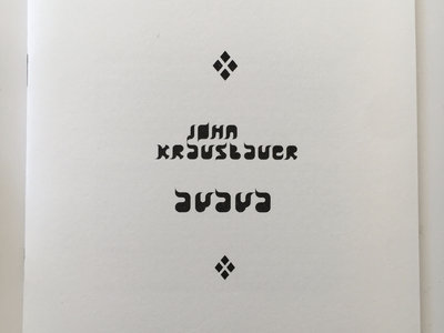 John Krausbauer AVAVA Art Book main photo