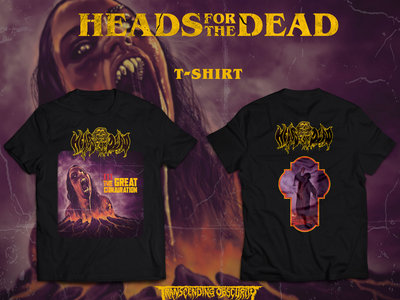HEADS FOR THE DEAD - The Great Conjuration Album Artwork T-shirt (Front and Back Print) main photo