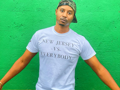 Cymarshall Law New Jersey Vs. Everybody WHITE/BLACK T-Shirt main photo