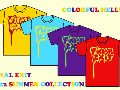 Colorful Drippy Logo T shirt "2022 Summer Collection"!!!!! main photo
