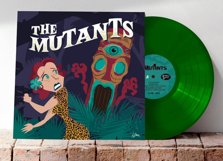 Deathrace 3000 (LP, 2022) | The Mutants | Green Cookie records