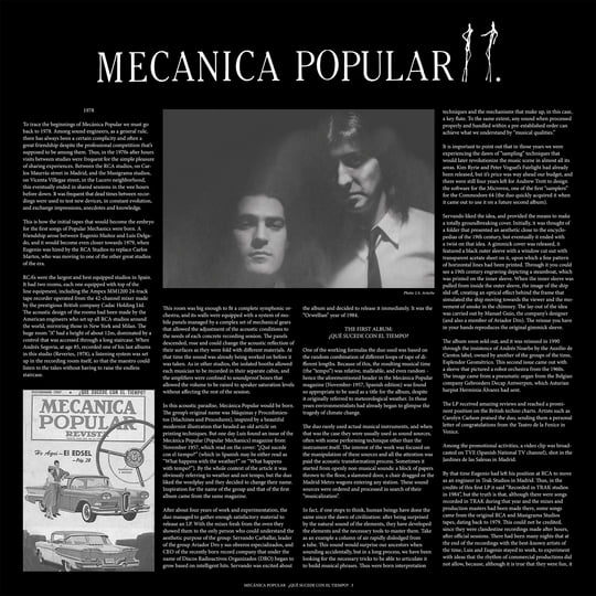 西LP Mecanica Popular ?Que Sucede Con El Tiempo? LPS240 Wah Wah Records /00260 Qué sucede con el tiempo? | Mecánica Popular | Wah Wah