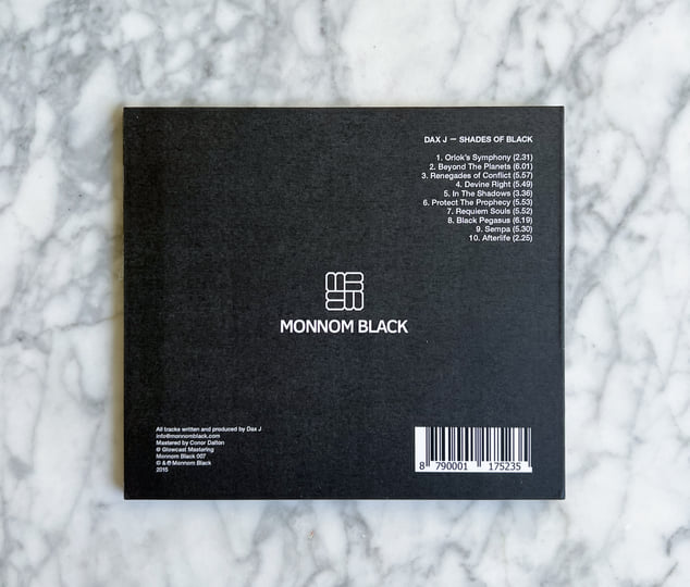 Shades Of Black LP | Dax J | Monnom Black