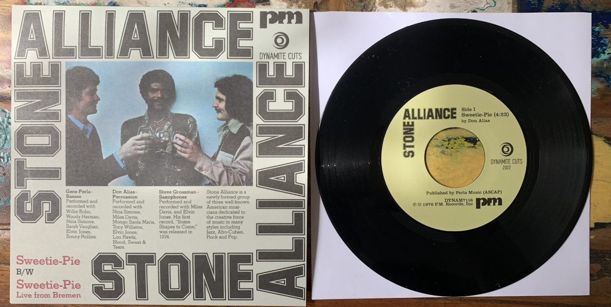 洋楽 STONE ALLIANCE SWEETIE-PIE 7inch ジャズファンク究極形、Stone Alliance ”Sweetie-Pie”を世界初7inch化