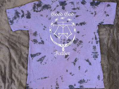 Purple Tie-Die T-shirt w/ White Altar Logo main photo