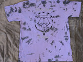 Purple Tie-Die T-shirt w/ White Altar Logo photo 