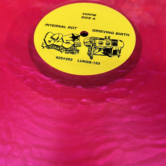 Grieving Birth LP (LUNGS-153) | INTERNAL ROT | IRON LUNG Records
