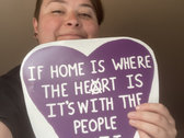 Home Is Where the Heart Is Decal LARGE photo 