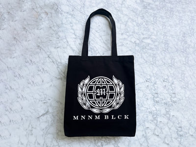 MNNM BLCK Premium 283g Canvas Tote Bag, holds up to 30 records PRE-ORDER DROP main photo