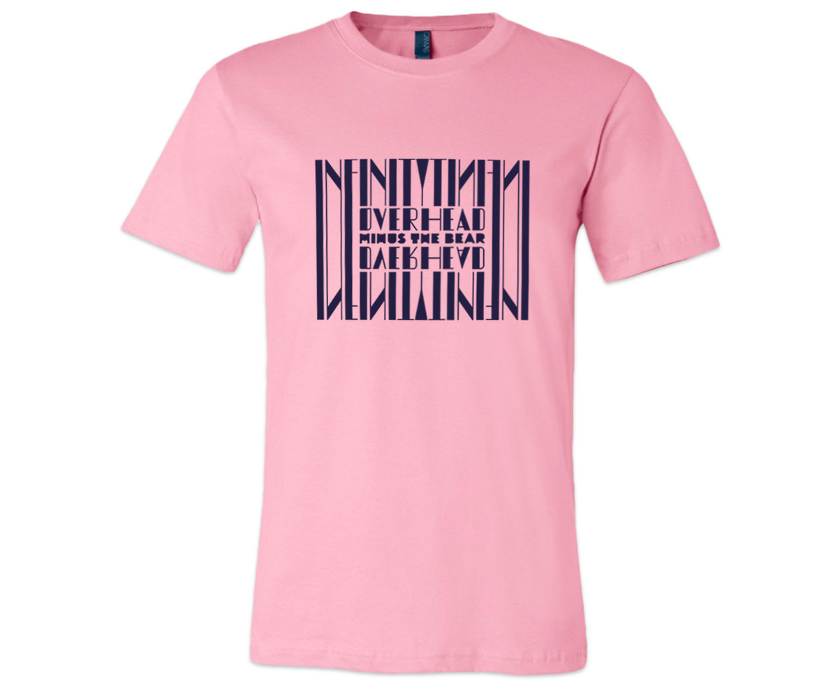 Minus The Bear - Infinity Overhead - Pink T-shirt | Minus the Bear