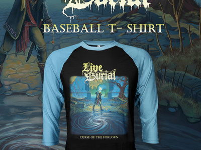 LIVE BURIAL - Curse Of The Forlorn Album Artwork Baseball/Raglan T-shirt (Limited to 30 nos.) main photo