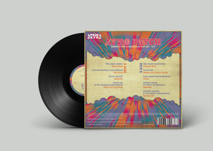 英LP Various Afro Psych Journeys Into Psychedelic Africa 1972-19 ASVN069 Africa Seven /00200 Afro Psych (Journeys Into Psychedelic Africa 1972 - 1977