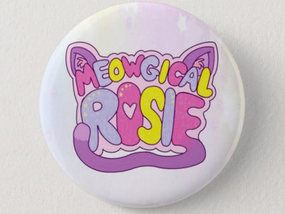 Meowgical Rosie Logo Button Badge main photo