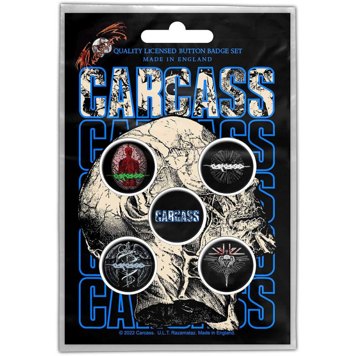 CARCASS,カーカス,限定1000セット,缶ボックス,デスメタル,メロデス Necro Head