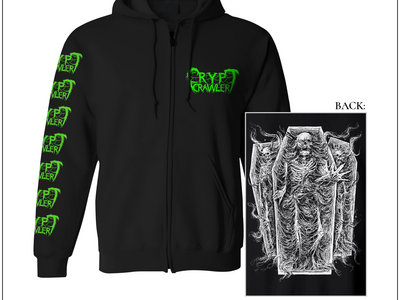 Evil Carved From Human Flesh Zip-Up Hoodie main photo