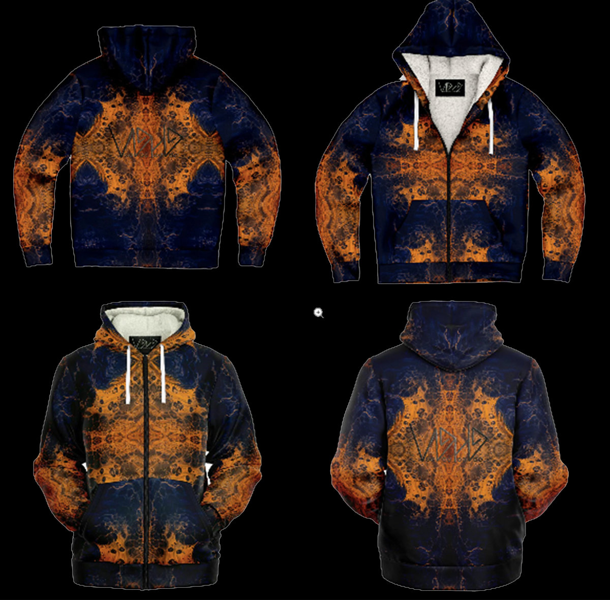 VooDoo zip Hoodie | unisex | Voodoo Hoodoo Records