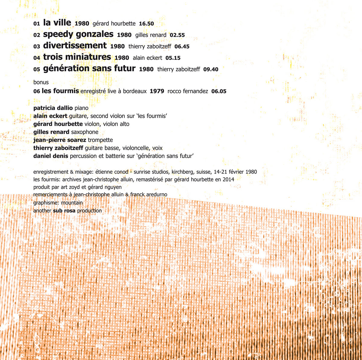 art zoyd 『Génération sans futur 』LP Amazon.com: Generation Sans Futur: CDs & Vinyl