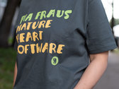 Pia Fraus "Nature Heart Software" lim.ed t-shirt (Dark) photo 