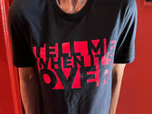 "Tell Me When It's Over" vintage black Tee (2XL temporarily out of stock) photo 