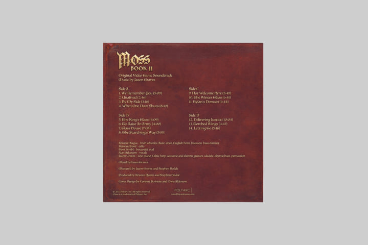 Moss: Book II (Original Game Soundtrack) | Jason Graves | Polyarc