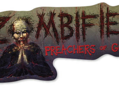 Zombified Preachers of Gore Logo Sticker main photo