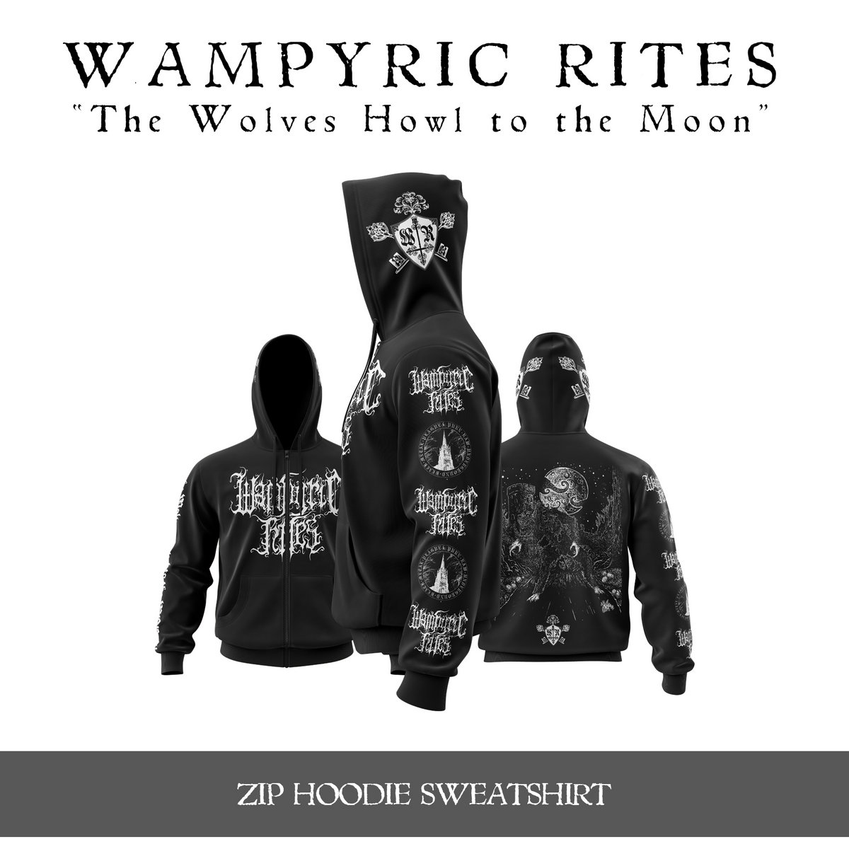 Zipper Hoodie | Wampyric Rites