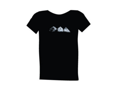 Black t shirt with 3 sisters image (2 cut/neckline options) main photo