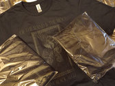 :Of The Wand & The Moon: ‎– Shine Black Algiz T-Shirt (Golden on Brown / Black on Black) + 2 x CD Set photo 