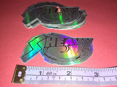 sHEAVY Holographic Vinyl Sticker set (5 per order) photo 