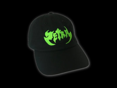 Zetra Embroidered Cap (Black Cap with Green Logo) main photo