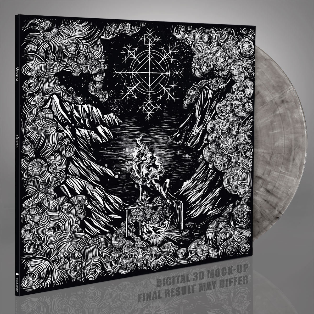 Fórnspeki LP - Clear/White/Black Marbled Vinyl