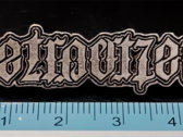 HETROERTZEN - Ambigram logo, metal pin photo 