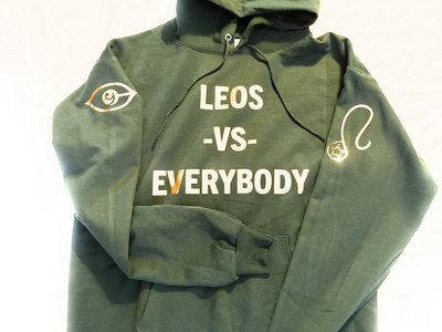 LEO VS EVERYBODY  - Green/Gold ( Unisex ) Hoodie #2 main photo