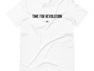 Time For Revolution Script T-shirt main photo