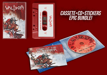 Cassete + CD + Stickers Bundle, image 1