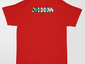 JJ DOOM ‘VILLAIN’ T-shirt - Red / Natural photo 