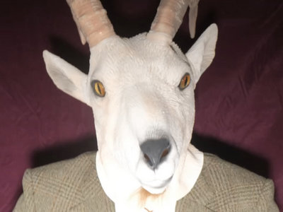 Goat mask as seen and worn in New Religion video main photo