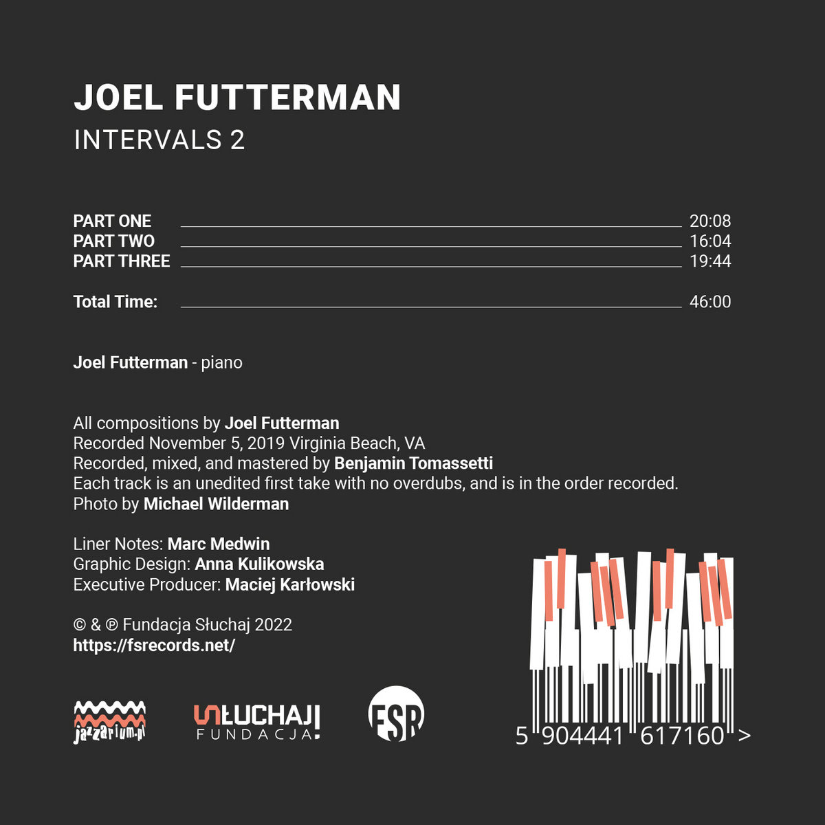 Intervals 2 Joel Futterman Fundacja Słuchaj
