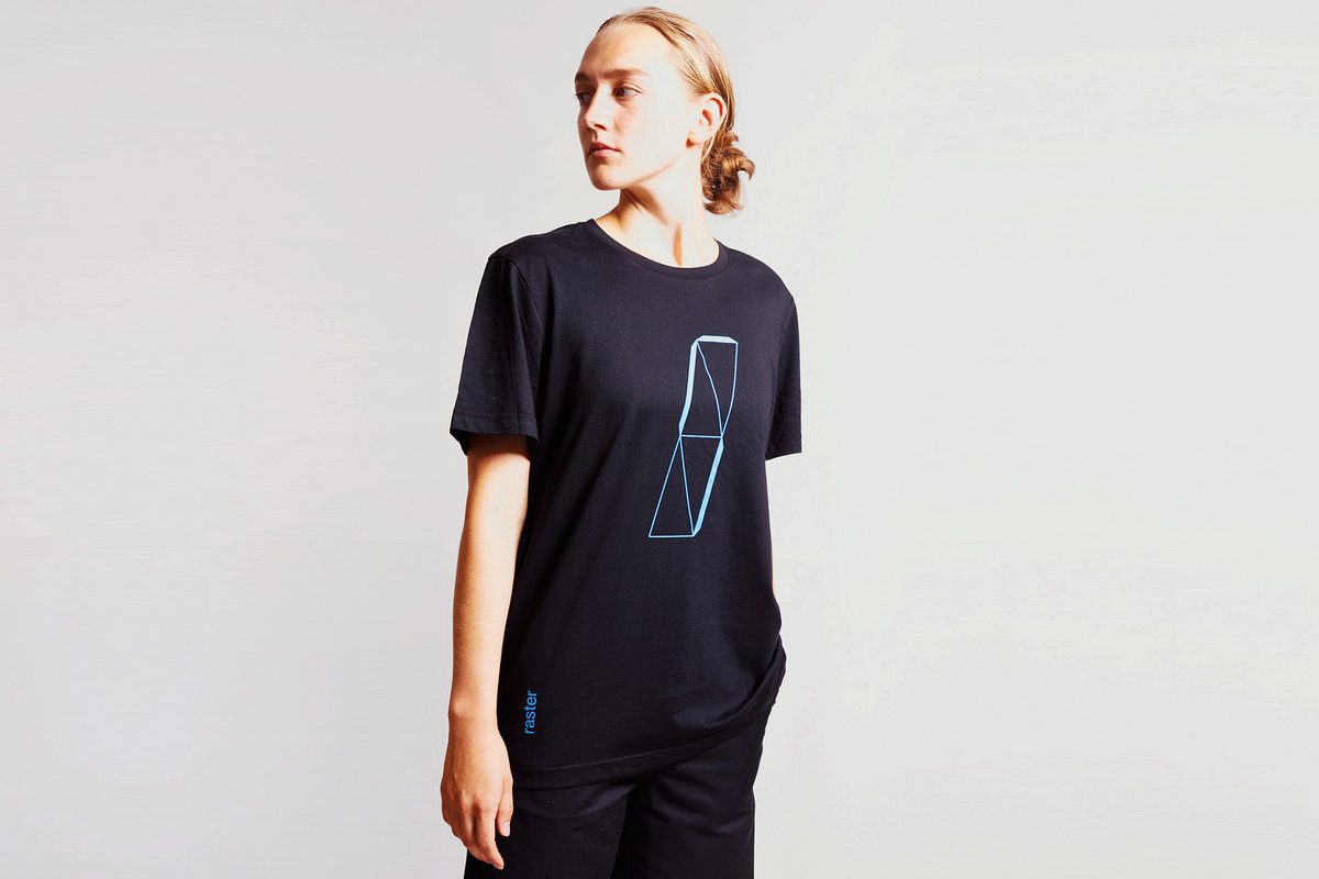Raster Merch T-Shirt 2022 Edition - Black | raster - artistic platform