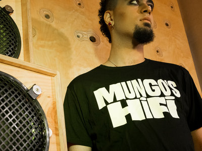 Mungo's Hi Fi new white logo T-shirt main photo