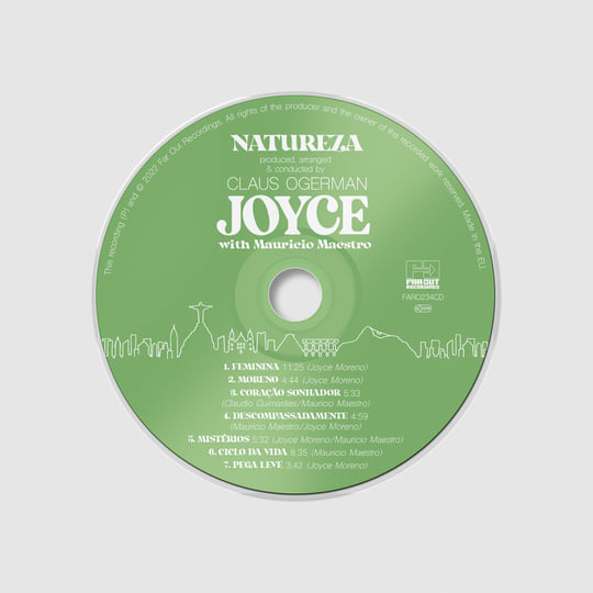 欧LP Joyce With Mauricio Maestro Natureza FARO234LP Far Out Recordings /00260 Natureza (produced, arranged & conducted by Claus Ogerman