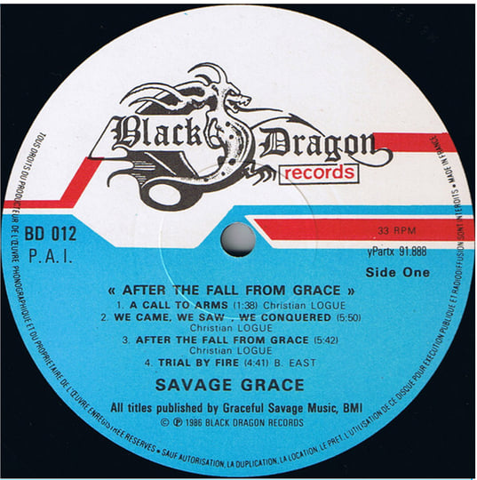 洋楽 SAVAGE GRACE AFTER THE FALL FROM GRACE AFTER THE FALL FROM GRACE | SAVAGE GRACE