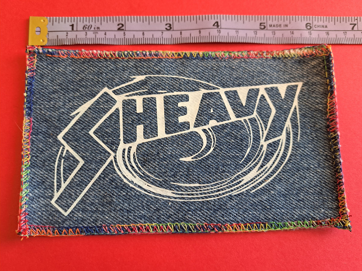Denim Sew on Patch Swirl logo sHEAVY
