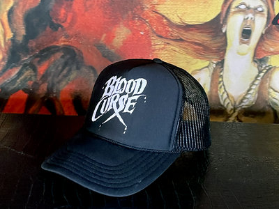 Blood Curse Logo Trucker Hat main photo