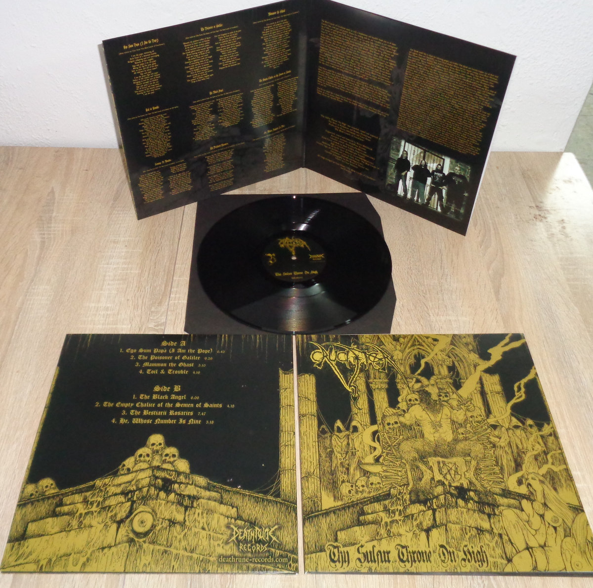CRUCIFIER – Thy Sulphur Throne on High | Deathrune Records