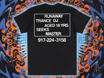 L.I.E.S. Records "Runaway Trance DJ" t-shirt black s/s main photo